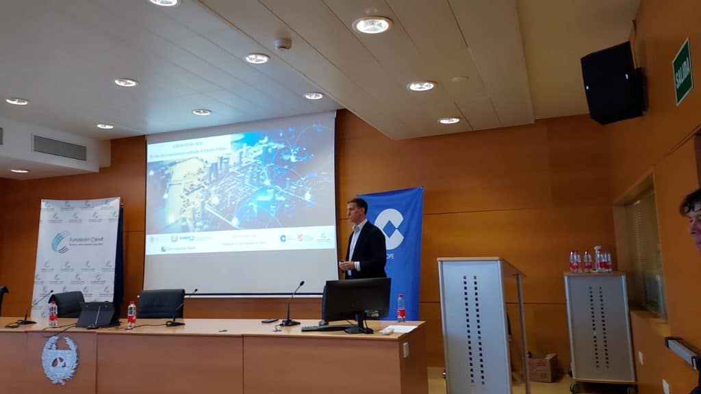 V Jornada de Transporte y Movilidad, celebrada bajo el título «Última milla, entorno urbano y modos de transporte».