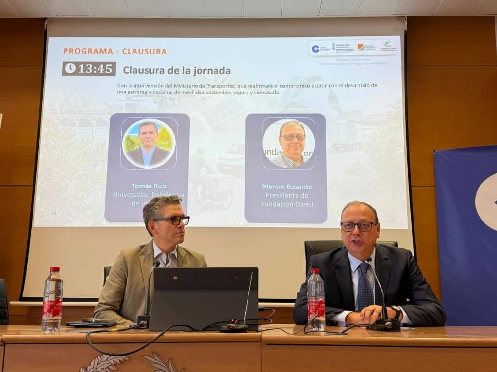 V Jornada de Transporte y Movilidad, celebrada bajo el título «Última milla, entorno urbano y modos de transporte».
